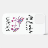 Het enige wat ik wens is een Eenhoorn Case-Mate iPhone Case (Achterkant (horizontaal))