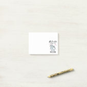 Het enige wat ik wens is een Eenhoorn Post-it® Notes (Op bureau)