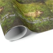 Het enige wat ik wil is dit groundhog Day paper Cadeaupapier (Rol Hoek)