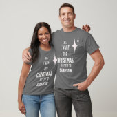 Het enige wat ik wil is een reis naar Charleston T-shirt (Unisex)