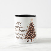 Het enige wat ik wil is koffie met kerst mok (Midden)