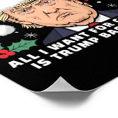 Het enige wat ik wil is Trump terug in Kantoor Poster (Hoek)