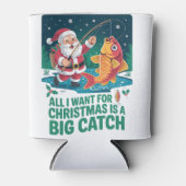 Het enige wat ik wil met kerst is een grote vangst blikjeskoeler (Voorkant)