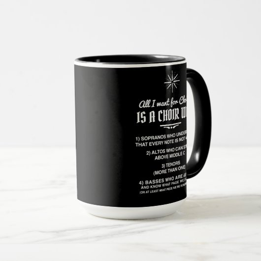 Het enige wat ik wil voor de kerst is een mok (Voorkant rechts)