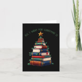 Het enige wat ik wil voor kerstboeken is een kerst kaart (Voorkant)