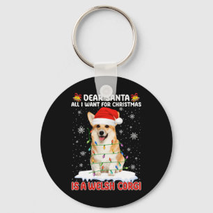 Het enige wat ik wil voor Kerstmis is een Welsh Co Sleutelhanger