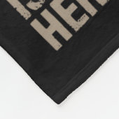 Het enige wat ik wil voor Kerstmis is haar rug noo Fleece Deken (Hoek)