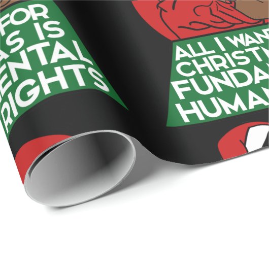 Het enige wat ik wil voor Kerstmis zijn de grondre Cadeaupapier (Rol Hoek)