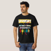 Het enige wat is gescheiden door kleur, schattig  T-shirt (Voorkant volledig)