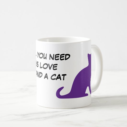 Het enige wat je nodig hebt is liefde en een leuke koffiemok (Voorkant rechts)