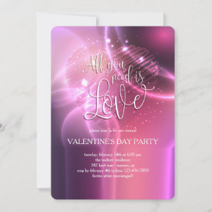 Het enige wat je nodig hebt is liefdesuitnodiging kaart