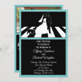 Het enige wat je nodig hebt is Love Music Cat Wedd Kaart (Voorkant / Achterkant)