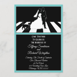 Het enige wat je nodig hebt is Love Music Cat Wedd Kaart