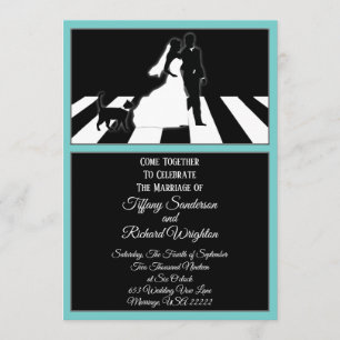 Het enige wat je nodig hebt is Love Music Cat Wedd Kaart