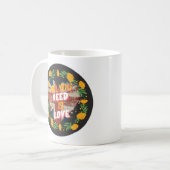 Het enige wat je nodig hebt is witte liefde koffiemok (Voorkant links)