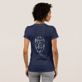 Het enige wat mama wil is een stille nacht t-shirt (Achterkant volledig)
