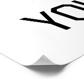 Het enige werkresultaat dat u betreurt poster (Hoek)