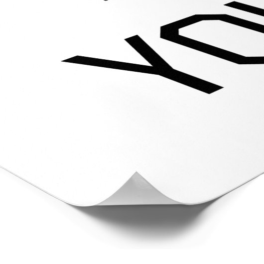 Het enige werkresultaat dat u betreurt poster (Hoek)