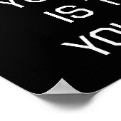 Het enige werkresultaat dat u betreurt poster (Hoek)