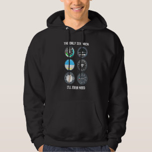 Het enige zespak dat ooit Cockpit Joke Pilot nodig Hoodie