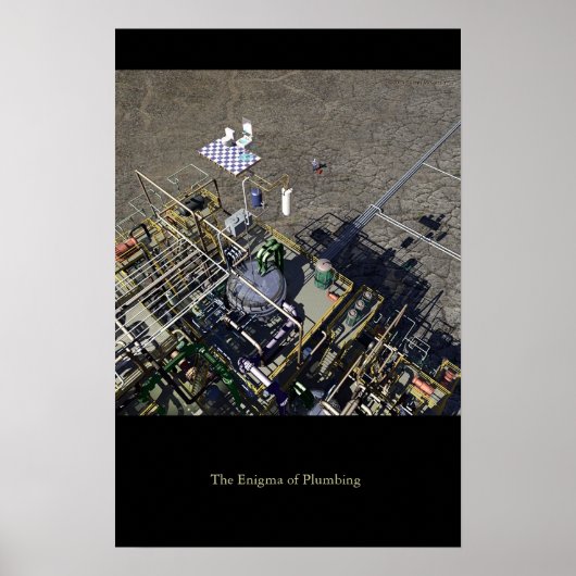 Het Enigma van het Loodgieterswerk Poster (Voorkant)
