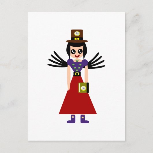 Het enigszins ondermaatse tijdspad briefkaart (Voorkant)