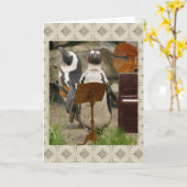 Het Ensemble van het Koord van de pinguïn Kaart (Gele Bloem)