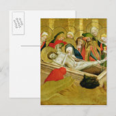 Het Entombment, paneel van de St. Thomas Briefkaart (Voorkant / Achterkant)