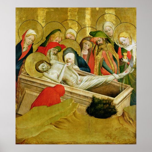 Het Entombment, paneel van de St. Thomas Poster (Voorkant)