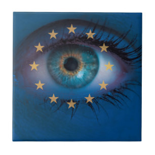Het EP kijkt door naar het concept "Europese vlag" Tegeltje