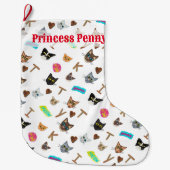 Het Epic Cat Heads Collectie Grote Kerstsok (Voorkant)