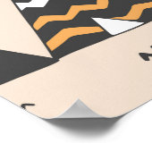 Het epiepatroon. Inheemse Amerikaanse zomertent Wi Poster (Hoek)