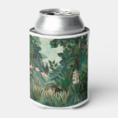 Het Equatoriaal Oerwoud (1909) van Henri Rousseau. Blikjeskoeler (Blikje Voorkant)