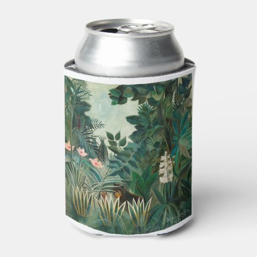 Het Equatoriaal Oerwoud (1909) van Henri Rousseau. Blikjeskoeler (Blikje Voorkant)
