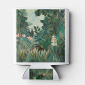 Het Equatoriaal Oerwoud (1909) van Henri Rousseau. Blikjeskoeler (Achterkant)