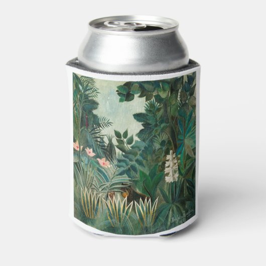 Het Equatoriaal Oerwoud (1909) van Henri Rousseau. Blikjeskoeler (Blikje Achterkant)