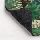 Het Equatoriaal Oerwoud (1909) van Henri Rousseau. Muismat (Hoek)