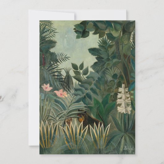 Het Equatoriaal Oerwoud | Henri Rousseau (Voorkant)