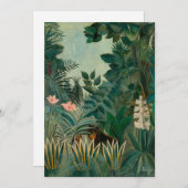 Het Equatoriaal Oerwoud | Henri Rousseau (Voorkant / Achterkant)