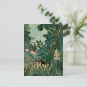 Het Equatoriaal Oerwoud | Henri Rousseau Briefkaart (Staand voorkant)