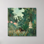 Het Equatoriaal Oerwoud | Henri Rousseau Canvas Afdruk (Voorkant)