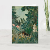 Het Equatoriaal Oerwoud | Henri Rousseau Kaart (Voorkant)