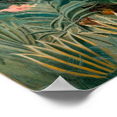 Het Equatoriaal Oerwoud | Henri Rousseau Poster (Hoek)