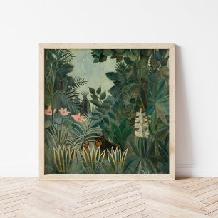 Het Equatoriaal Oerwoud   Henri Rousseau Poster