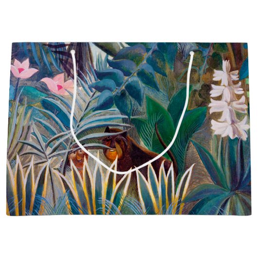 Het Equatoriaal Oerwoud, Rousseau Large Gift Bag Groot Cadeauzakje (Voorkant)