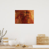 Het erfgoed Native American Painting Poster (Keuken)