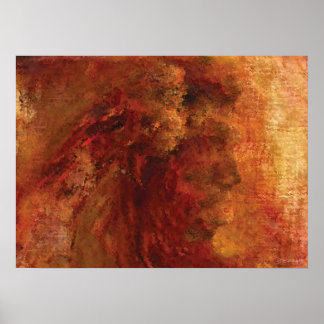 Het erfgoed Native American Painting Poster