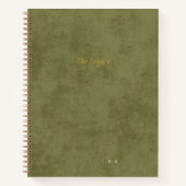Het Erfgoed | Persoonlijke Auteur Groen Notitieboek (Voorkant)