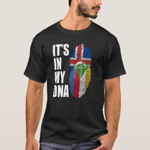 Het erfgoed van de Comoren en de IJslandse gemengd T-shirt