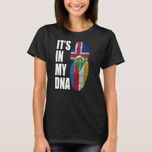 Het erfgoed van de Comoren en de IJslandse gemengd T-shirt